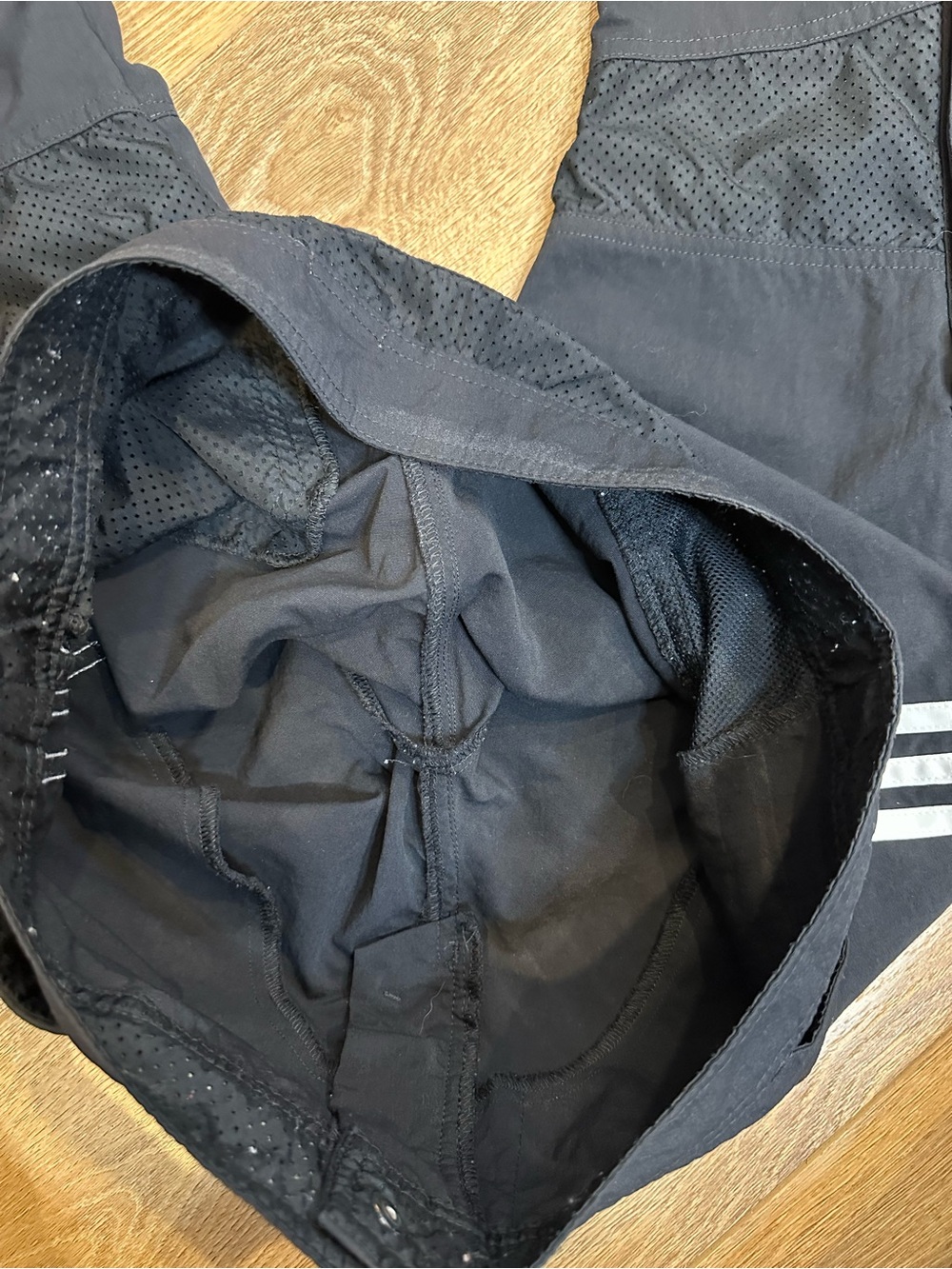 adidas clima365 climacool Black Capris with White Side Stripes szS low rise - Picture 9 of 9